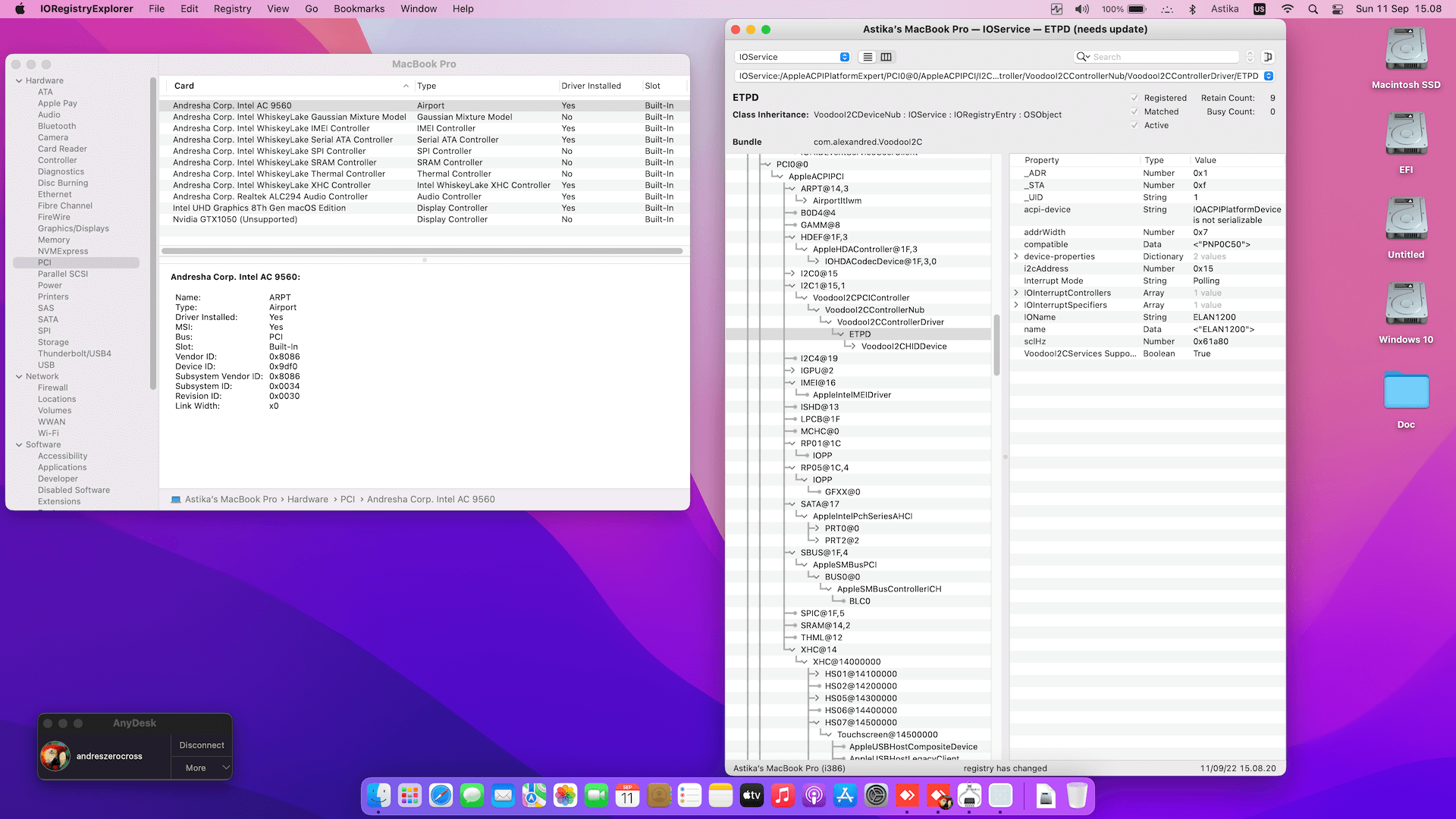 Asus ZenBook Q536FD [WhiskeyLake   Intel UHD 620 + I2C]   OpenCore 1